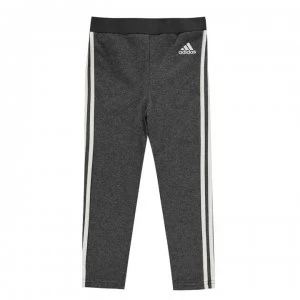 adidas Infants 3stripe Legging - DrkGrey/Wht