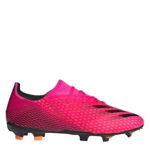 adidas X Ghosted.3 Football Boots Firm Ground - ShockPink/Orang