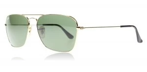 Ray-Ban Caravan Sunglasses Gold 181 58mm