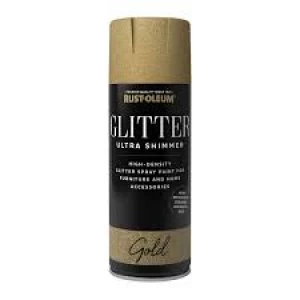 Rust-Oleum Gold Glitter Ultra Shimmer Spray Paint 400ml