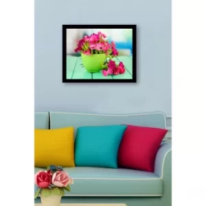 SC0536 Multicolor Decorative Framed MDF Painting