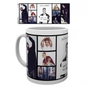 Justin Bieber Grids Mug