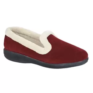 Sleepers Womens/Ladies Sophia Memory Foam Slippers (8 UK) (Wine)