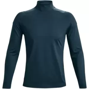 Under Armour ColdGear Rush Mock Base Layer Top Mens - Blue