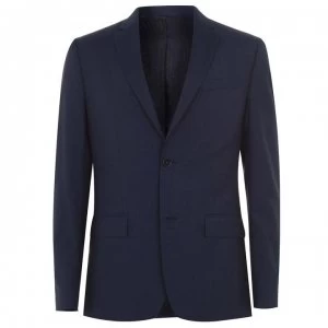 Calvin Klein Micro Check Suit Blazer - Sky Captain CJM