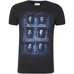 Game of Thrones Mens Death Mask T-Shirt - Black - L