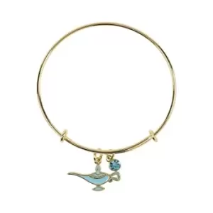 Disney Princess Aladdin Gold Coloured Lamp Charm Bracelet BF00589YRQL