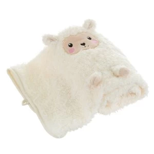 Sass & Belle Little Llama Soft Fleece Baby Blanket