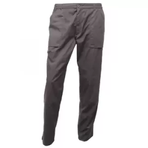 Regatta Mens Workwear Action Trouser (Water Repellent) (46 Short) (Dark Grey) - Dark Grey