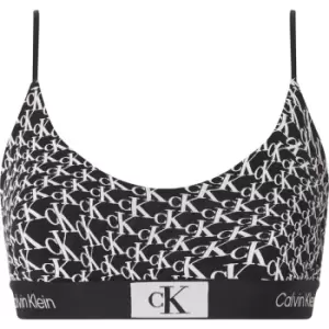 Calvin Klein Lightly Underlined Bralette - Black