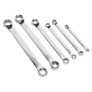 Sealey S01107 TRX-Star Double End Spanner Set 6pc