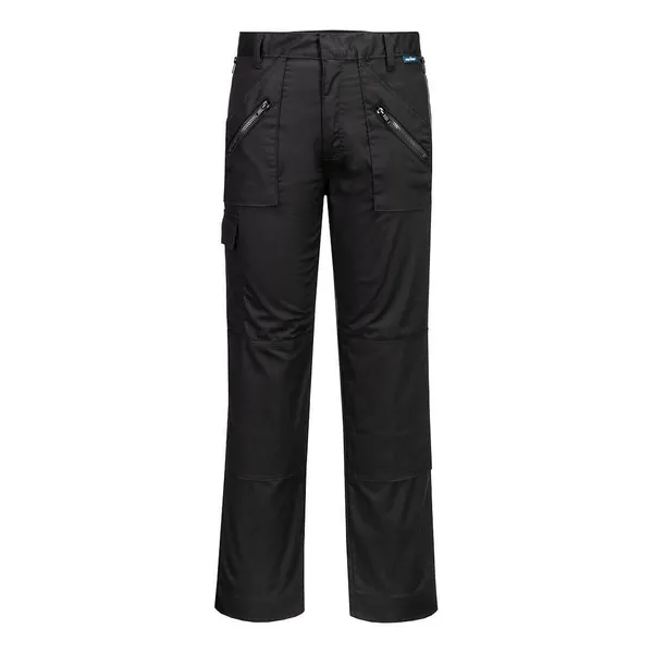 Portwest Stretch Action Trousers S905BKR28 Colour: Black