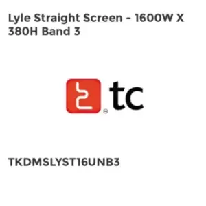 TC Group Lyle Straight Screen - 1600W x 380H Band 3