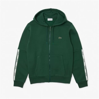 Lacoste Tape Zip Hoodie - Green