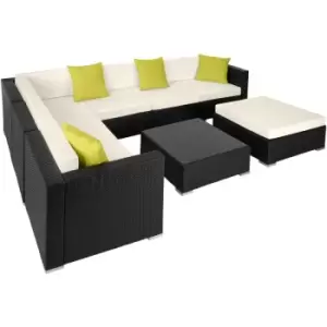 Rattan garden furniture lounge Marbella - garden sofa, garden corner sofa, rattan sofa