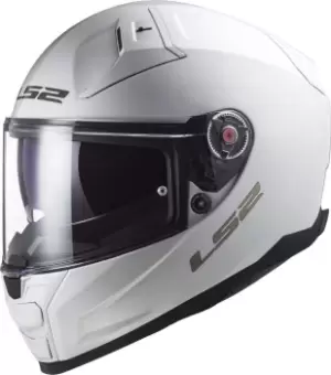 LS2 Vector II Solid Helmet, white, Size XL, white, Size XL