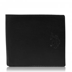 US Polo Assn Leather Wallet - Black 000