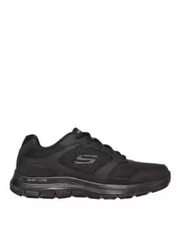 Skechers 232225w - Flex Advantage 4.0 Wide Fit Trainer, Black, Size 9, Men