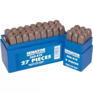 10.0MM (Set of 27) Letter Punches - Senator