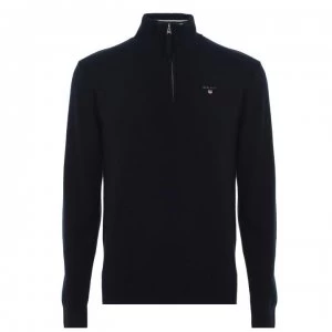 Gant Lightweight Zip Top - Navy 410