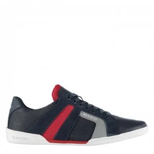 Lacoste Chaymon Club Trainers - Navy/Red