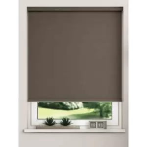 New Edge Blinds Thermal Blackout Roller Blinds 100Cm Chocolate