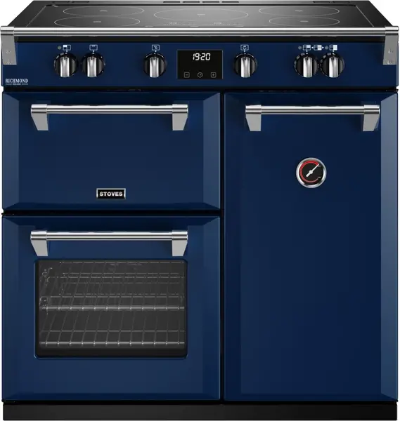 Stoves Richmond Deluxe ST DX RICH D900Ei TCH MBL Electric Range Cooker with Induction Hob - Midnight Blue - A/A Rated