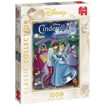 Jumbo Disney Classic Collection Cinderella Movie Poster Jigsaw Puzzle - 1000 Pieces