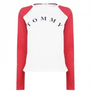 Tommy Bodywear Slogan Pyjama T Shirt - CLASIC WHITEYCD