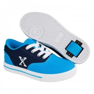 Sidewalk Sport Canvas Childrens Skate Shoes - Blue/Navy