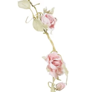 Sass & Belle Light Pink Rose Garland