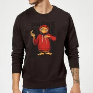 ET Phone Home Stylised Sweatshirt - Black