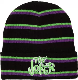 DC The Joker Beanie Hat - Black