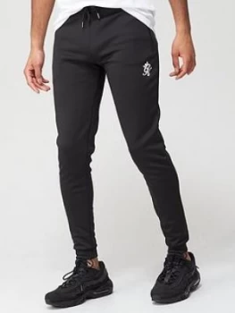 Gym King Loyton Tracksuit Bottoms - Black Size M Men