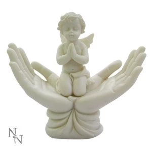 Raised To Heaven Cherub Figurine