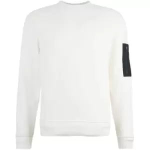 Barbour International Grip Crew Neck Jumper - White