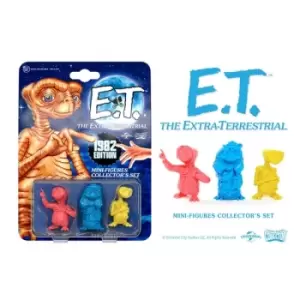 E.T. the Extra-Terrestrial Collector's Set Mini Figures 3 Pack 1982 Edition 5 cm
