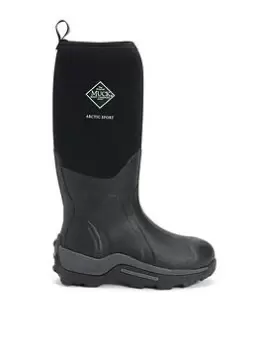 Muck Boots Arctic Sport Pull On Wellington Boot, Black, Size 11, Men