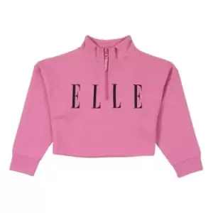 Elle quarter Zip Fleece - Pink