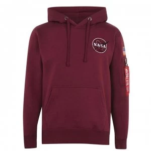 Alpha Industries Hooded Sweatshirt - Burgundy 184