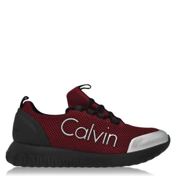 Calvin Klein Jeans Reika Womens Trainers - Red