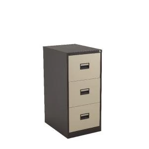 Talos 3 Drawer Filing Cabinet Coffee Cream KF78767