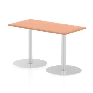 Italia Poseur Table Rectangle 1200600 Top 725 High Beech