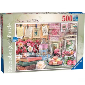 Vintage Tea Party Jigsaw Puzzle - 500 Pieces