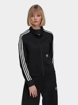 adidas Originals Adicolor Classics Track Top, Black, Size 8, Women