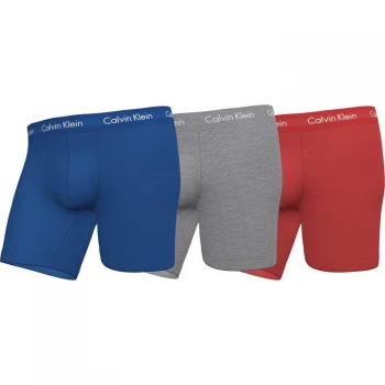 Calvin Klein Pack Boxer Briefs - Blu/Grey/Red