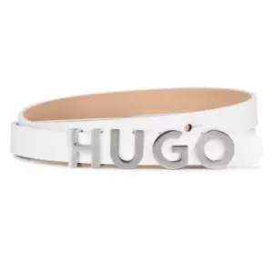 Hugo Zula Belt 1.5cm Womens - White