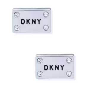 Ladies DKNY Stainless Steel Logo