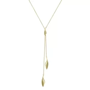 Ladies Sara Miller Kew 18Ct Gold Plated Long Drop Necklace