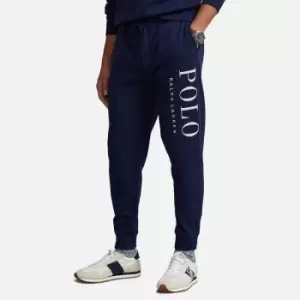 Polo Ralph Lauren Mens Graphic Fleece Joggers - Cruise Navy - XL